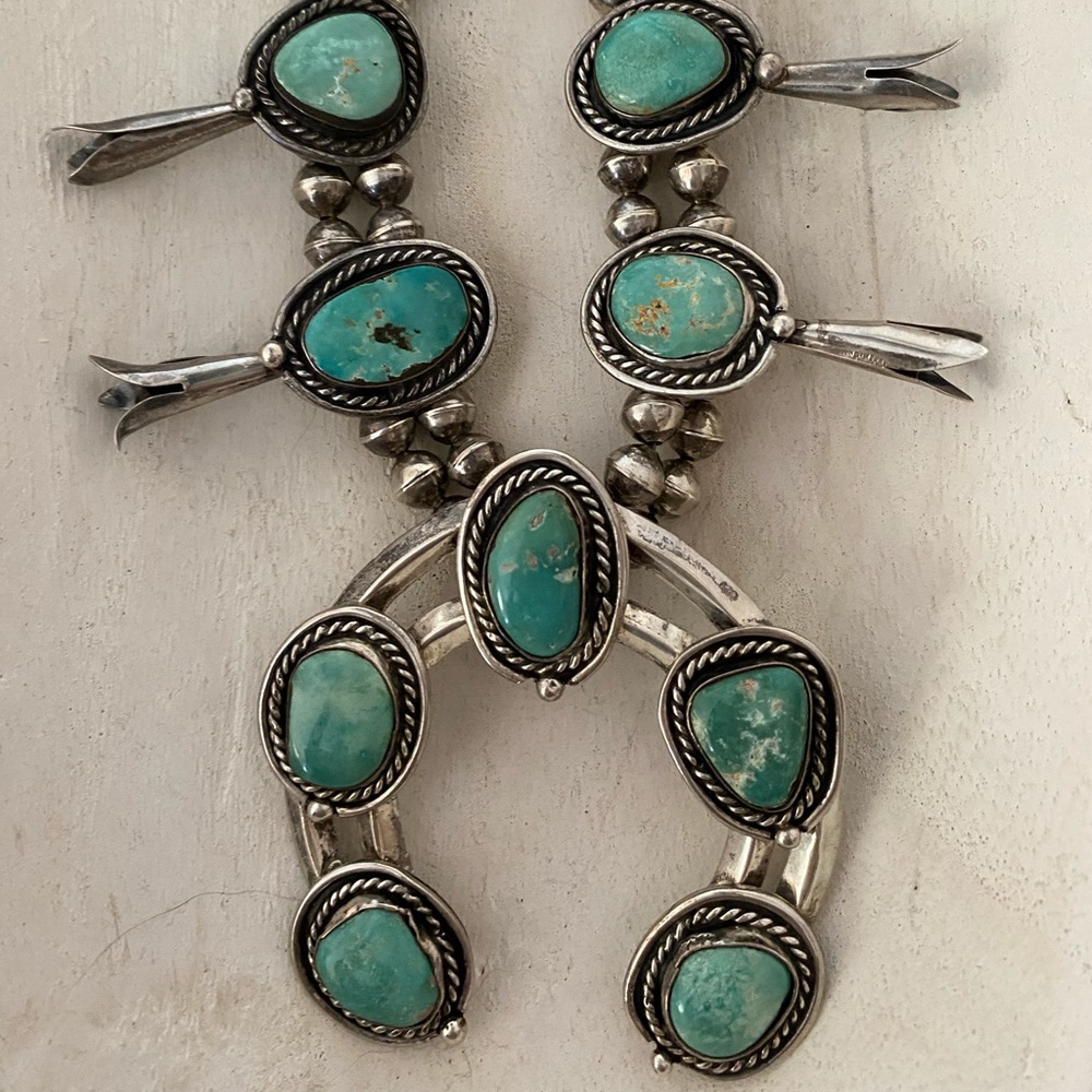 Vintage Squash Blossom necklace